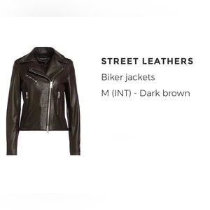 Dark Brown Biker Jacket